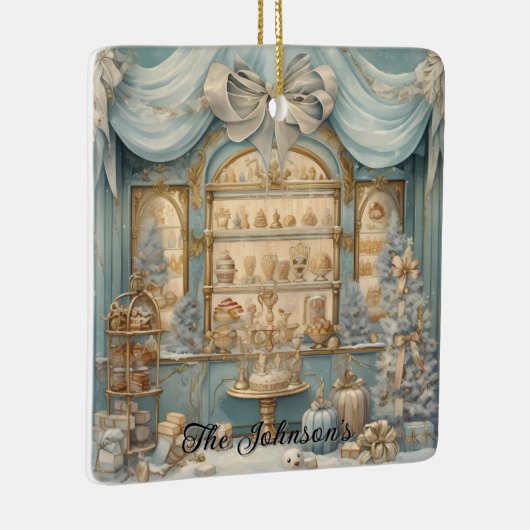Feestelijke feestdag display keramisch ornament (Rechts)