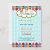 Feestelijke feestdag en kleurrijke feestdag kaart (Voorkant)