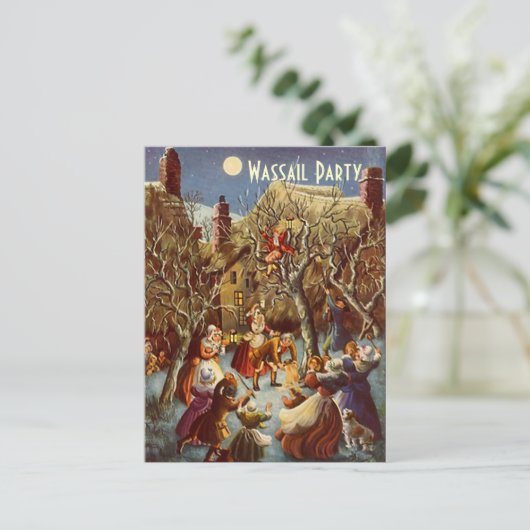 feestelijke feestdag in briefkaart (Staand voorkant)