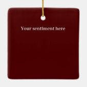 feestelijke feestdag keramisch ornament (Achterkant)