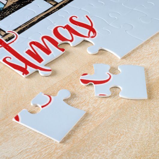 feestelijke feestdag legpuzzel (Zijkant)
