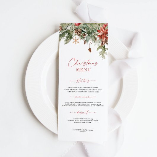 Feestelijke feestdag menu