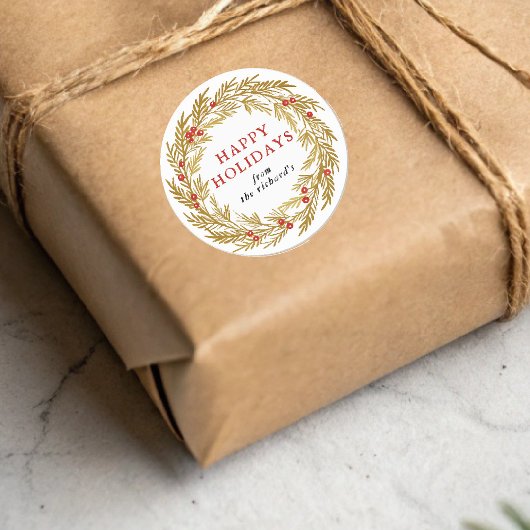 feestelijke feestdag met feestdagen ronde sticker