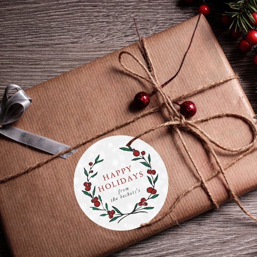 feestelijke feestdag met feestdagen ronde sticker