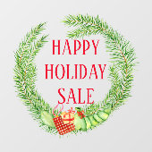 feestelijke feestdag met feestelijke feestdag in h raamsticker (Vel)