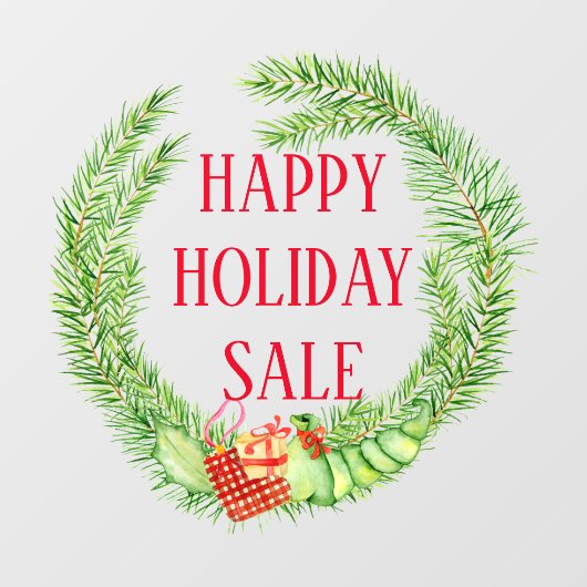 feestelijke feestdag met feestelijke feestdag in h raamsticker (Vel)