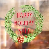 feestelijke feestdag met feestelijke feestdag in h raamsticker (Vel 2)