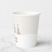 feestelijke feestdag met feestelijke feestdag - Jo Papieren Bekers (Achterkant)