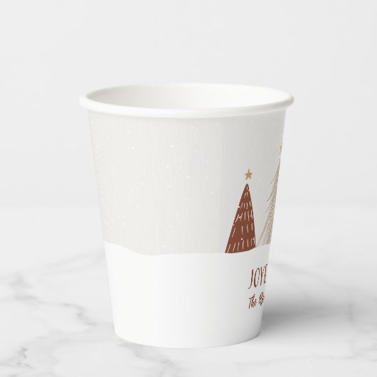 feestelijke feestdag met feestelijke feestdag - Jo Papieren Bekers (Voorkant)