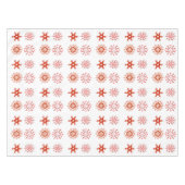 feestelijke feestdag met feestelijke rode sneeuwvl tafelkleed (Voorkant (Horizontaal))