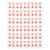 feestelijke feestdag met feestelijke rode sneeuwvl tafelkleed (Voorkant)