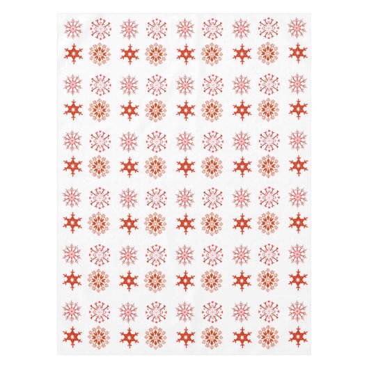 feestelijke feestdag met feestelijke rode sneeuwvl tafelkleed (Voorkant)