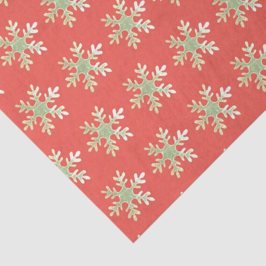 feestelijke feestdag met feestelijke rode sneeuwvl tissuepapier (Detail)