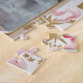 feestelijke feestdag met kerstfeestdag legpuzzel (Zijkant)