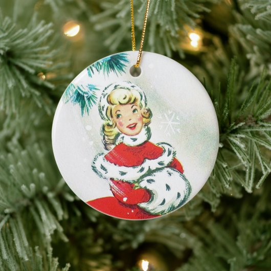 feestelijke feestdag met oud kerstfeest keramisch ornament (Boom)