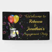 feestelijke feestdag spandoek (Horizontaal)