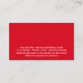 Feestelijke Feestdagen - Abstracte Kerstman - Dran Informatiekaartje (Achterkant)