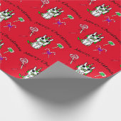 feestelijke feestdagen en feestdagen met kerst cadeaupapier (Hoek)