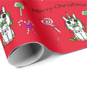 feestelijke feestdagen en feestdagen met kerst cadeaupapier (Rol Hoek)