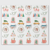 feestelijke feestdagen en kerstpatronen voor Afbee Cadeaupapier (Vlak)