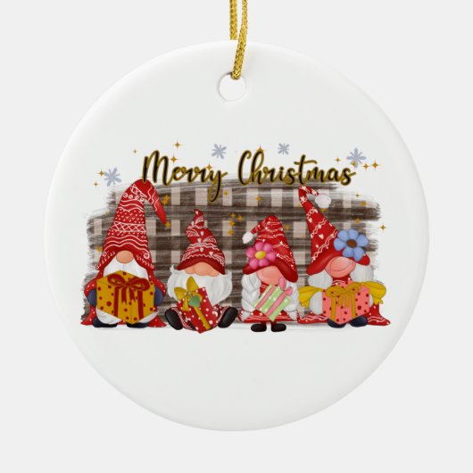 feestelijke feestdagen keramisch Ornament (Voorkant)