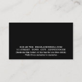 Feestelijke Feestdagen - Kerstmannenhoed - Drankje Informatiekaartje (Achterkant)