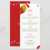 feestelijke feestdagen menu (Voorkant / Achterkant)