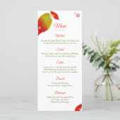 feestelijke feestdagen menu (Staand voorkant)