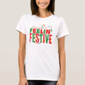 Feestelijke Feestdagen T-shirt (Voorkant)