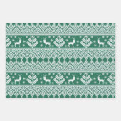 feestelijke feestelijke feestelijke feestdagen inpakpapier vel (Voorkant 2)