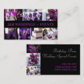 feestelijke feestelijke feestelijke feestelijke fe visitekaartje (Voorkant / Achterkant)