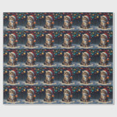 feestelijke feestkerst cadeaupapier (Vlak)