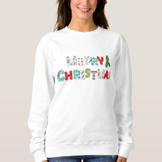 feestelijke feestkerst | FEESTDAGEN Trui (Voorkant)