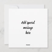 feestelijke feestkerst feestdagenkaart (Achterkant)