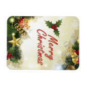 feestelijke feestkerst magneet (Horizontaal)