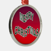 feestelijke feestkerst metalen ornament (Rechts)