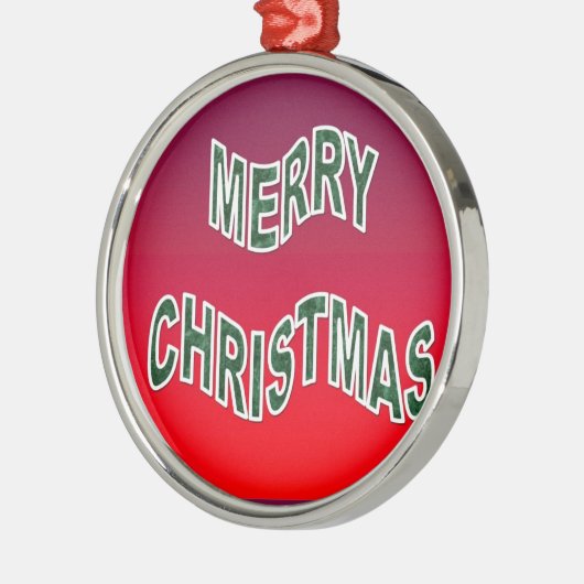 feestelijke feestkerst metalen ornament (Links)