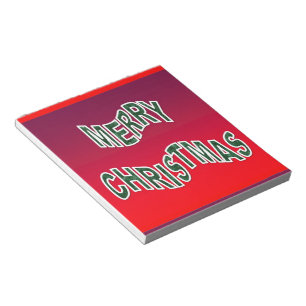 feestelijke feestkerst notitieblok