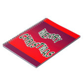 feestelijke feestkerst notitieboek (Linkerzijde)