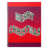 feestelijke feestkerst notitieboek (Voorkant)