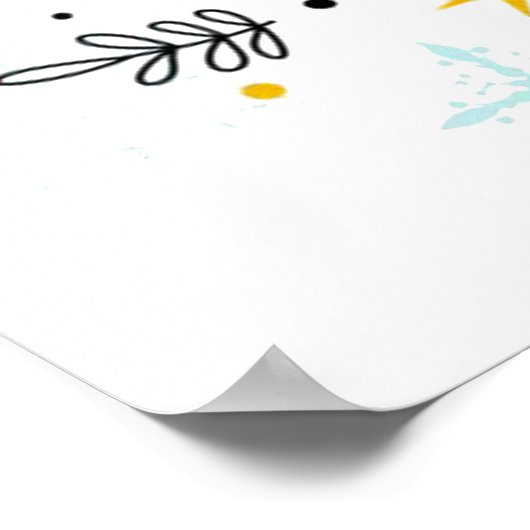 feestelijke feestkerst poster (Hoek)