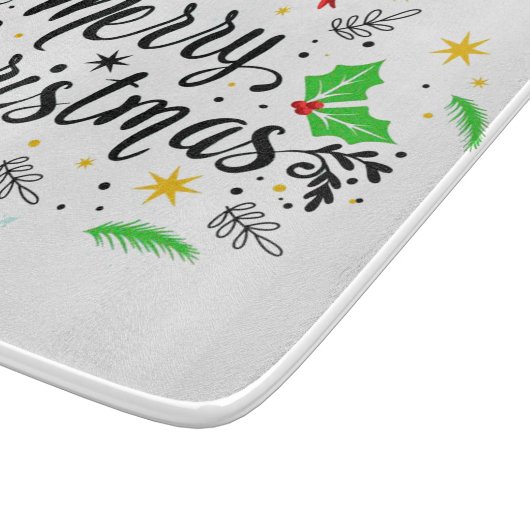 feestelijke feestkerst snijplank (Hoek)