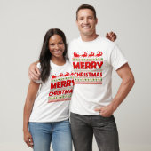 feestelijke feestkerst t-shirt (Unisex)