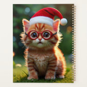Feestelijke Feline Holiday Cheer-56894 Planner (Achterkant)