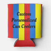Feestelijke Fiesta Gepersonaliseerde Koelbox Koozi Blikjeskoeler (Voorkant)