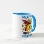 Feestelijke Fiesta Smaken taco's en margarita's Mok (Voorkant rechts)