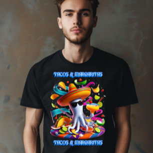 Feestelijke Fiesta Smaken taco's en margarita's T-shirt
