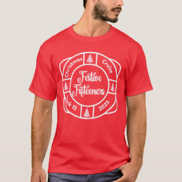 Feestelijke Fifteeners Classic Crew T-shirt (rood)