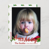 Feestelijke fijne feestdagen Calligrafie | Hulst | (Voorkant / Achterkant)