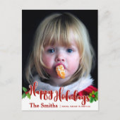 Feestelijke fijne feestdagen Calligrafie | Hulst | (Voorkant)